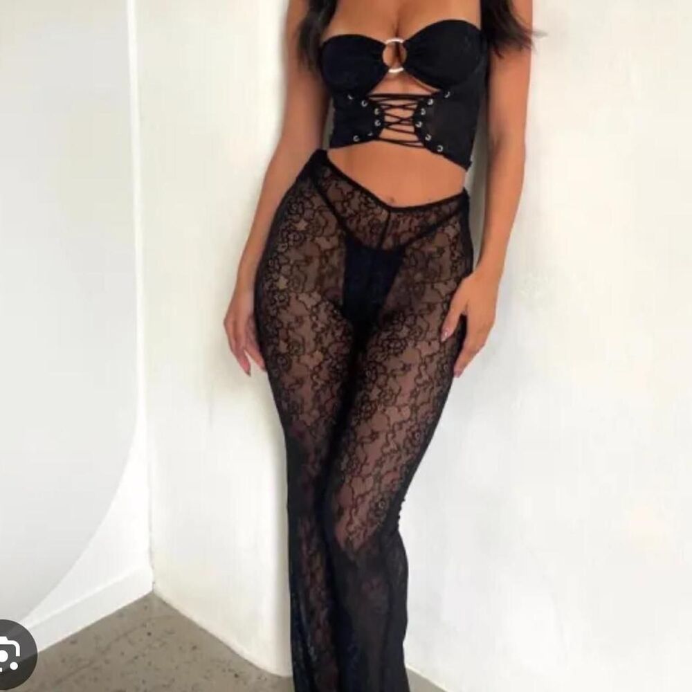 Outcast-clothing Women's Black Trousers